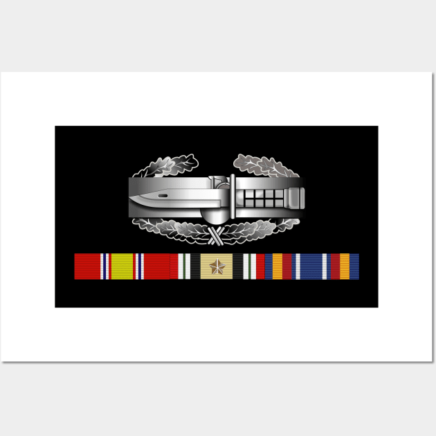 Iraq War Veteran  wo Txt w CAB IRAQ  SVC Wall Art by twix123844